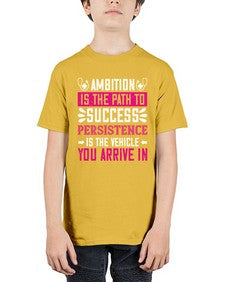 Ambition is the path to success persistence is the vehicle you arrive in Style 40# - nurse - Youth Tee Unisex