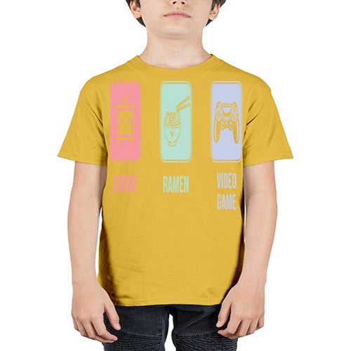 Anime Ramen Video Game Otaku Workout 219# - anime - Youth Tee Unisex