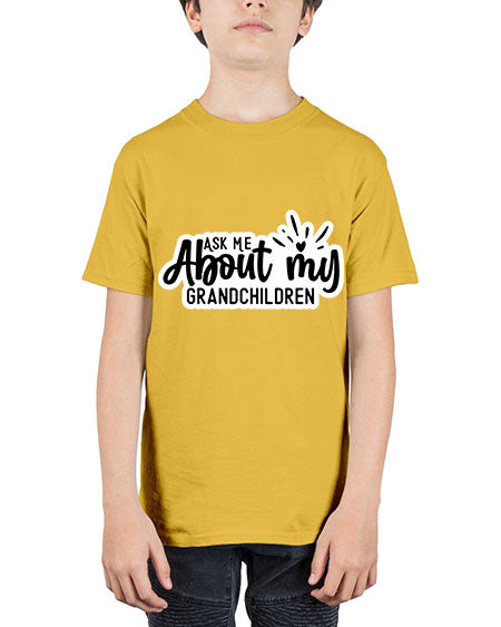 Ask Me About My Grandchildren 271# - baby - Youth Tee Unisex