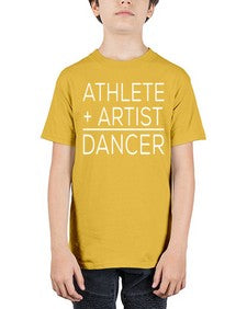 Athlete plus artist is dancer 50# - dance2 - Youth Tee Unisex