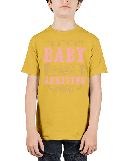 Baby Rwinkle arriving soon Style 30# - baby shower - Youth Tee Unisex