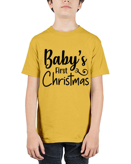 Babys First Christmas 277# - baby - Youth Tee Unisex