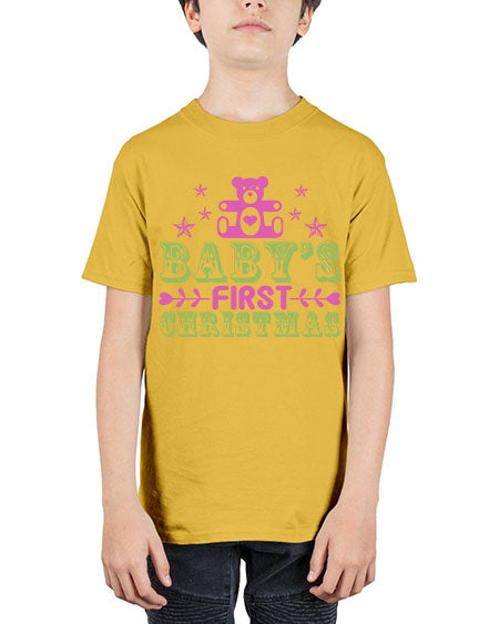 Babys first Christma Style 35# - baby - Youth Tee Unisex