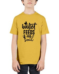 Ballet feeds my soul 71# - ballet - Youth Tee Unisex