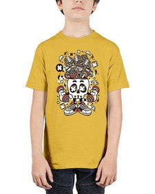 Barbell Skull Head 247# - skull and bones - Youth Tee Unisex