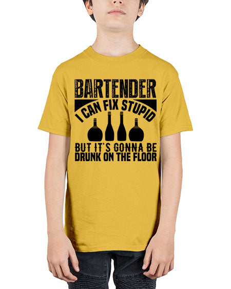 Bartender I can fix Style 54# - bartender - Youth Tee Unisex