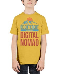 Be Different Choose Digital Nomad 28# - internet - Youth Tee Unisex