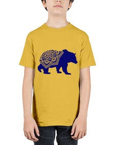 BearMandala 253# - mandala - Youth Tee Unisex