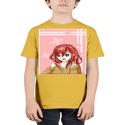 Beautiful and pretty little girl red long hair with 106# - anime - Youth Tee Unisex