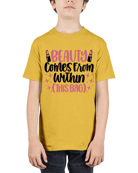 Beauty Comes From Within This Bag Style 138# - beauty - fashion - Youth Tee Unisex