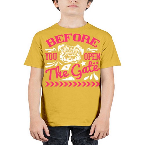 Before You Open The Gate Style 17# - dogs - Youth Tee Unisex
