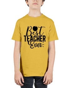 Best Teacher Ever 616# - teacher - Youth Tee Unisex