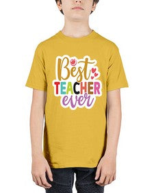 Best Teacher Ever 617# - teacher - Youth Tee Unisex