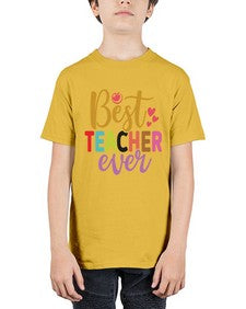 Best Teacher Ever 618# - teacher - Youth Tee Unisex