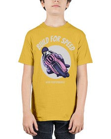Build for speed 12# - motorcycle - Youth Tee Unisex