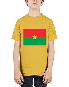 Burkina Faso 522# - world flags - Youth Tee Unisex