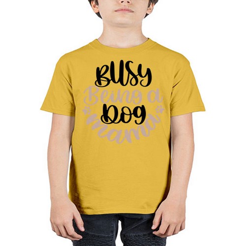 Busy Being A Dog Style 32# - dogs - Youth Tee Unisex