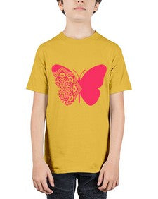 ButterflyMandala 292# - mandala - Youth Tee Unisex