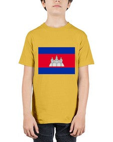 Cambodia 537# - world flags - Youth Tee Unisex
