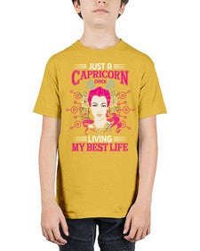 Capricorn chick 193# - capricorn - Youth Tee Unisex