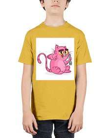 Cat 71# - cartoon animals - Youth Tee Unisex