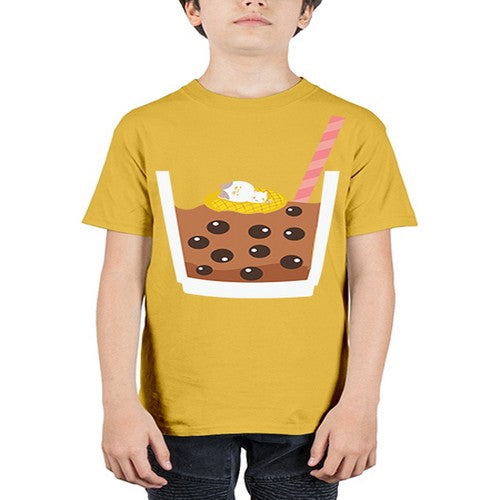 Cat Boba Tea Anime Kawaii Anime 224# - anime - Youth Tee Unisex