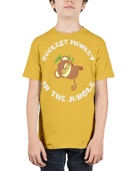 Collest Monkey in the Jungle 3# - monkey - Youth Tee Unisex