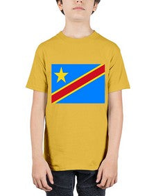 Congo Democratic Republic of the 613# - world flags - Youth Tee Unisex