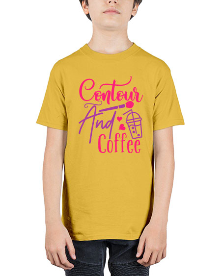 Contour And Coffee Style 243# - beauty - fashion - Youth Tee Unisex