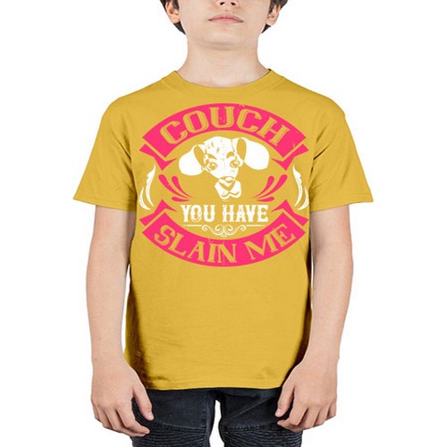Couch You Have Slain Me Style 3# - dogs - Youth Tee Unisex