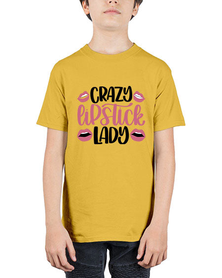 Crazy Lipstick Lady Style 107# - beauty - fashion - Youth Tee Unisex