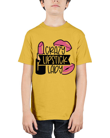 Crazy Lipstick Lady Style 108# - beauty - fashion - Youth Tee Unisex
