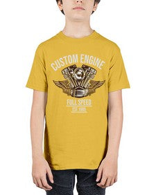 Custom engine 14# - motorcycle - Youth Tee Unisex