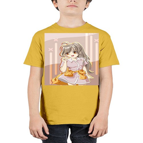 Cute and happy girl with picnic outfit 10# - anime - Youth Tee Unisex