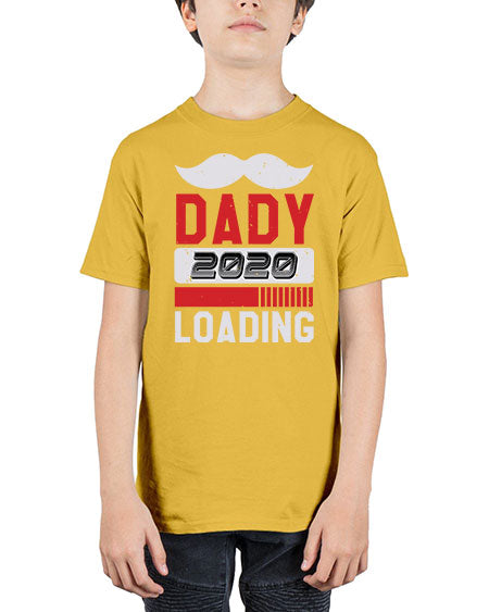 Dady Loading Style 70# - baby shower - Youth Tee Unisex