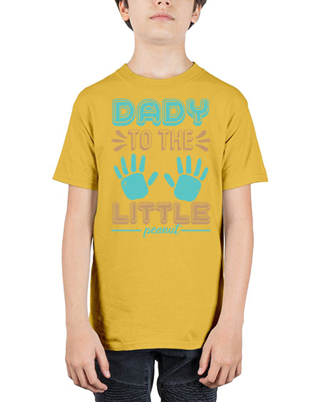 Dady to the little peanut Style 71# - baby shower - Youth Tee Unisex