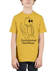 Distinguished Gentleman - cats - Youth Tee Unisex