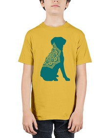 DogMandala 381# - mandala - Youth Tee Unisex