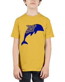 DolphinMandala 382# - mandala - Youth Tee Unisex