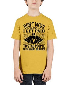 Dont mess Style 720# - nurse - Youth Tee Unisex