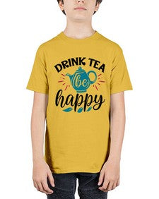 Drink Tea Be Happy 922# - tea - Youth Tee Unisex