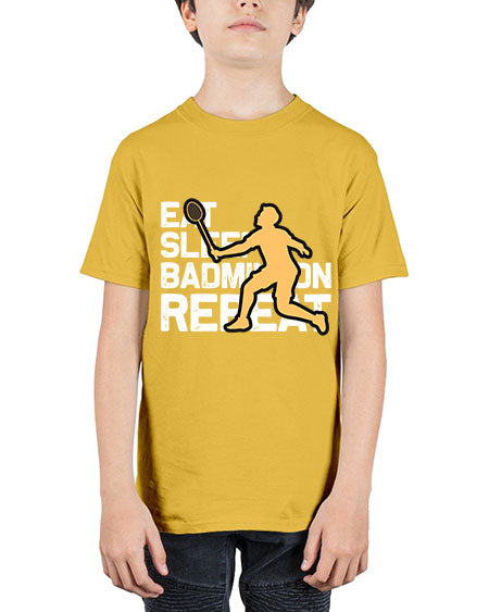 Eat 1286# - badminton - Youth Tee Unisex
