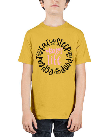 Eat Sleep Poop Repeat BabyLife Style 306# - baby - Youth Tee Unisex