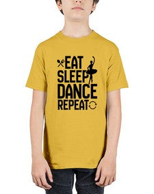 Eat sleep dance repeat 121# - ballet - Youth Tee Unisex