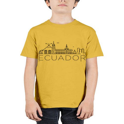 Ecuador Minimal Skyline 700# - cities - Youth Tee Unisex