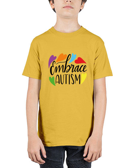Embrace autism 485# - autism - Youth Tee Unisex