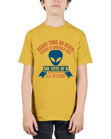 Every time an alien votes 53# - ufo - Youth Tee Unisex