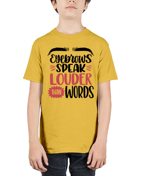 Eyebrows Speak Louder Than Words Style 103# - beauty - fashion - Youth Tee Unisex