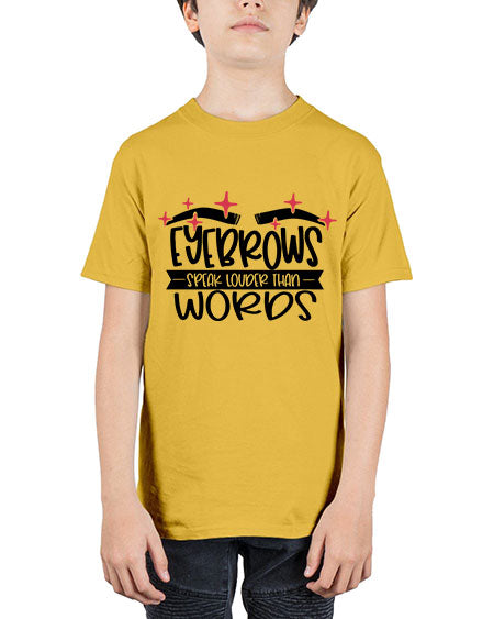 Eyebrows Speak Louder Than Words Style 104# - beauty - fashion - Youth Tee Unisex