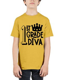 First Grade Diva 127# - first grade - Youth Tee Unisex